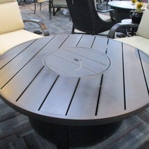 round firepit table